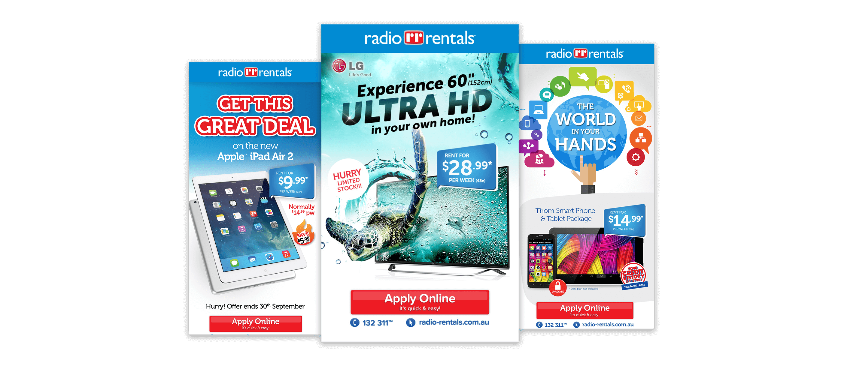 Radio Rentals Email Design