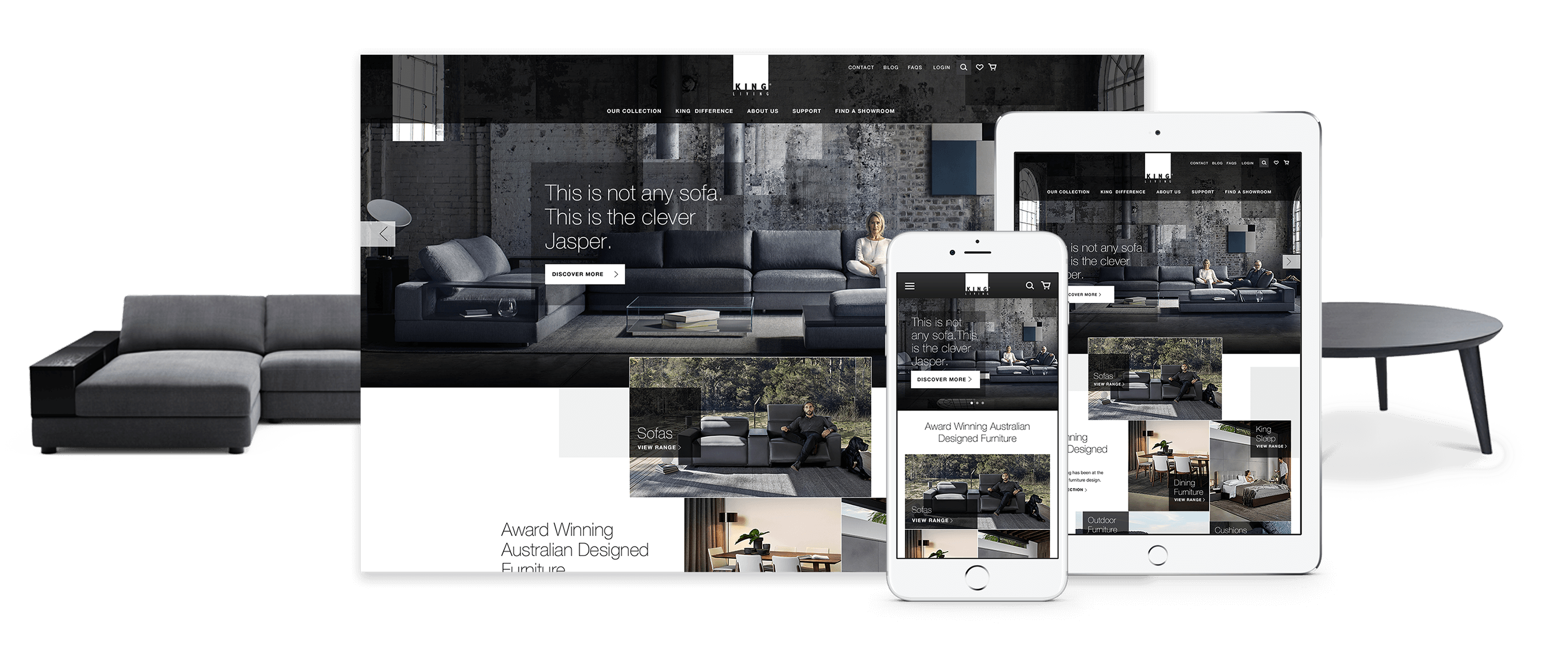 King Living eCommerce Website